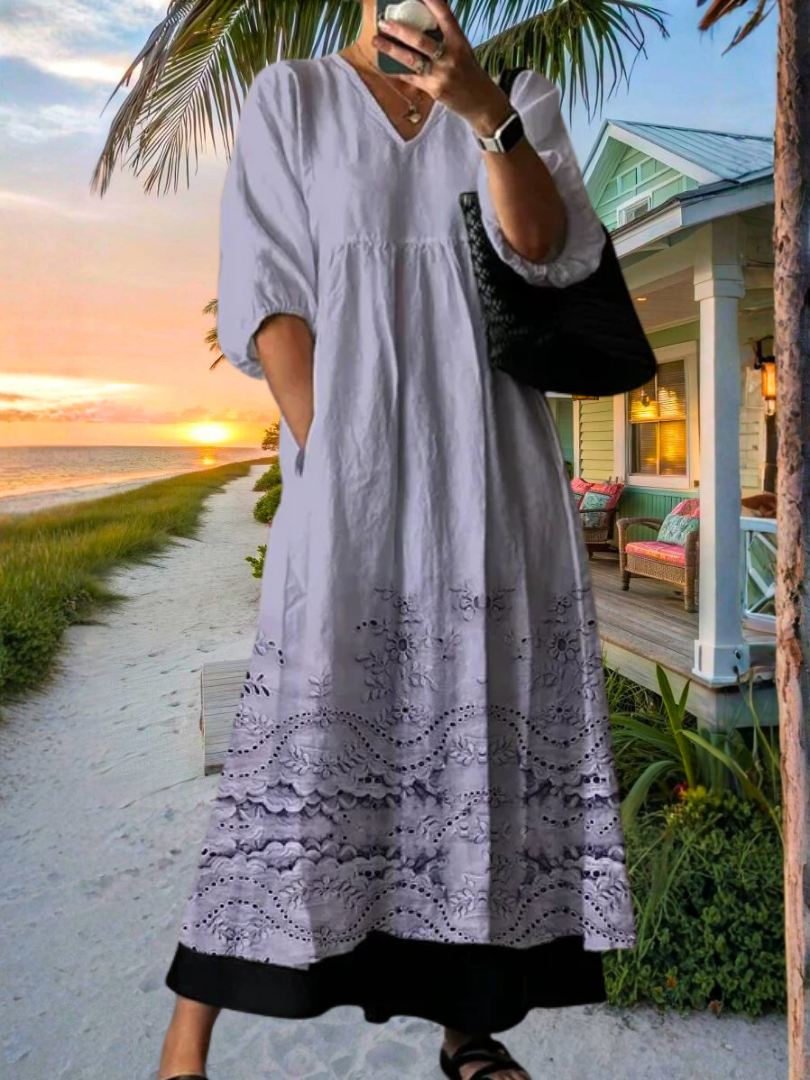 Elegant Printed Dress Karoline