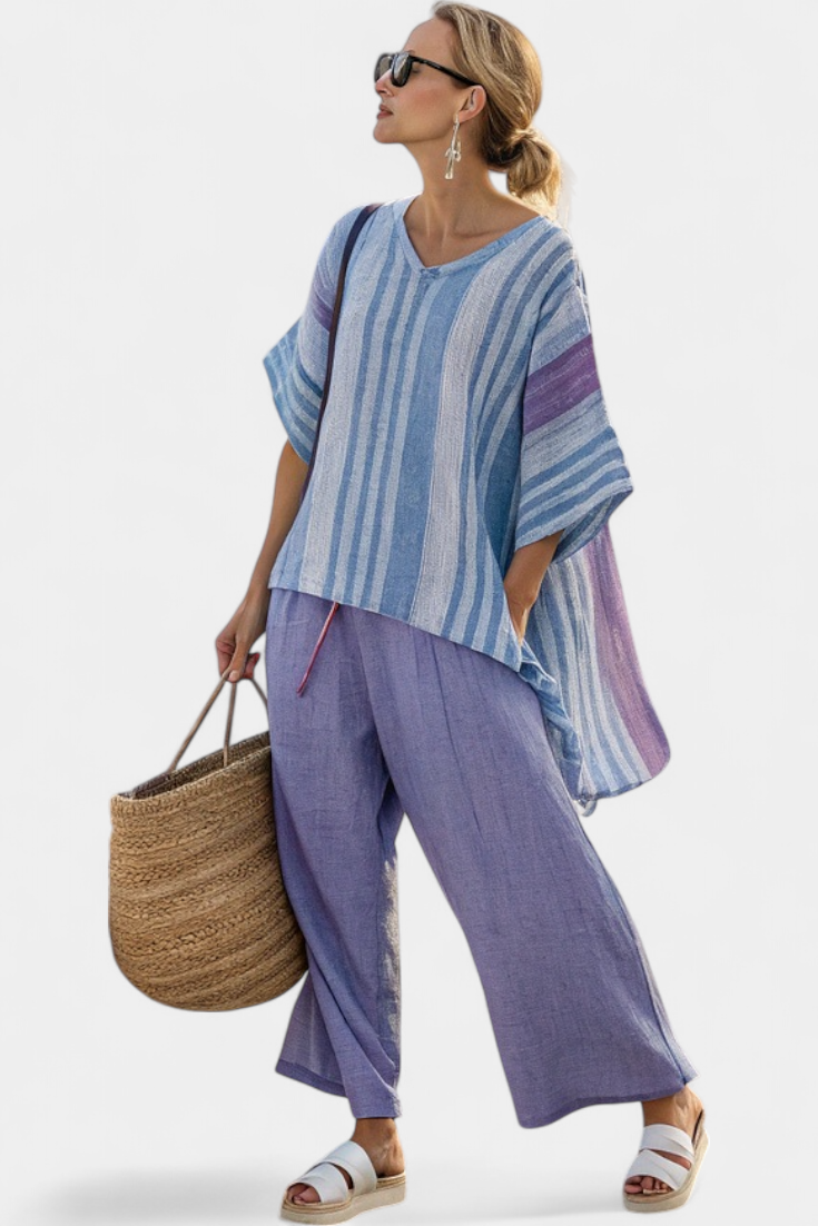 Zellora | Lavender Linen Set
