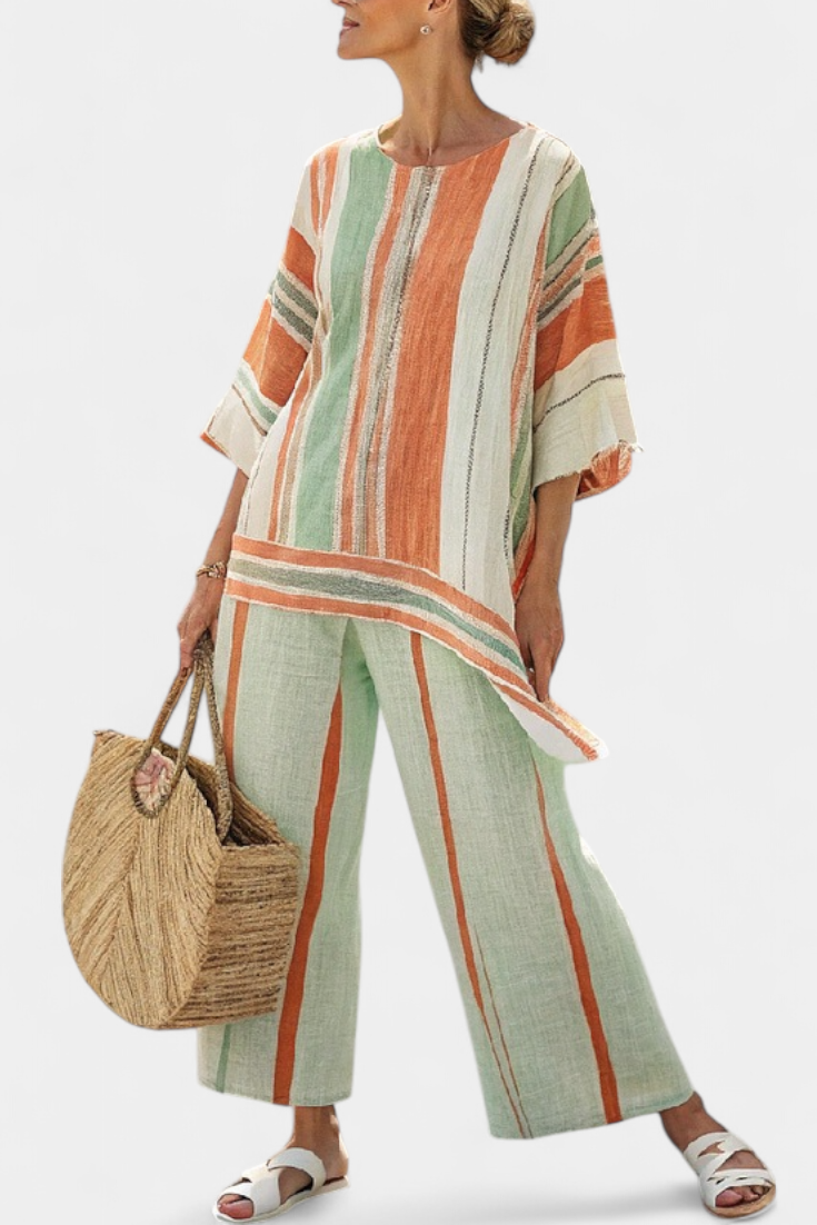 Bellmere | Elegant Asymmetrical Linen Set
