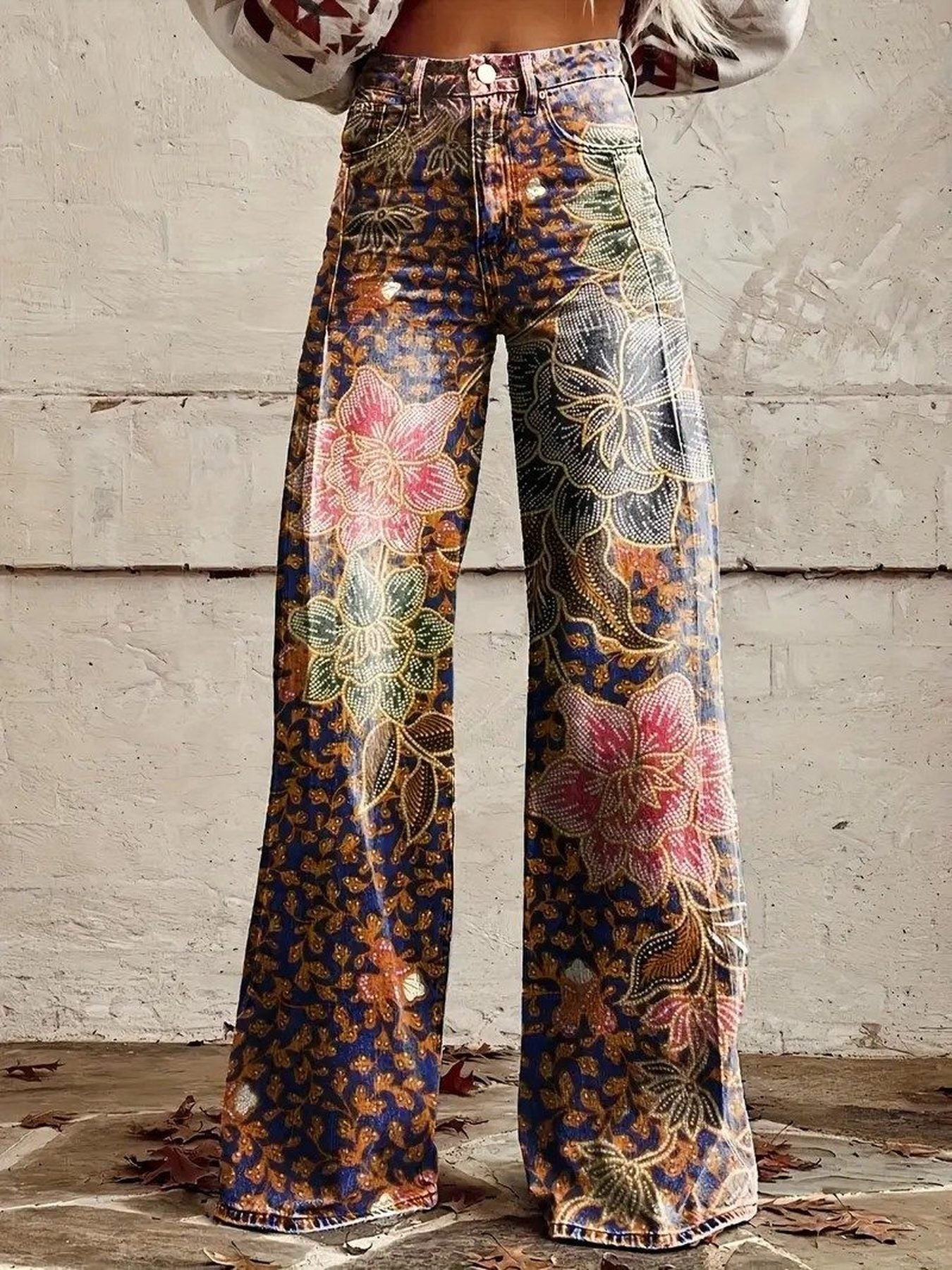 Smith Sisters | Royal Tapestry Flare Jeans