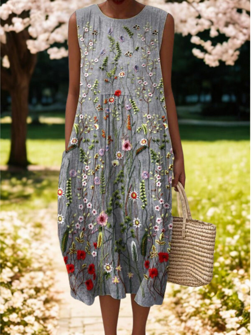 Cara | Wildflower Midi Dress